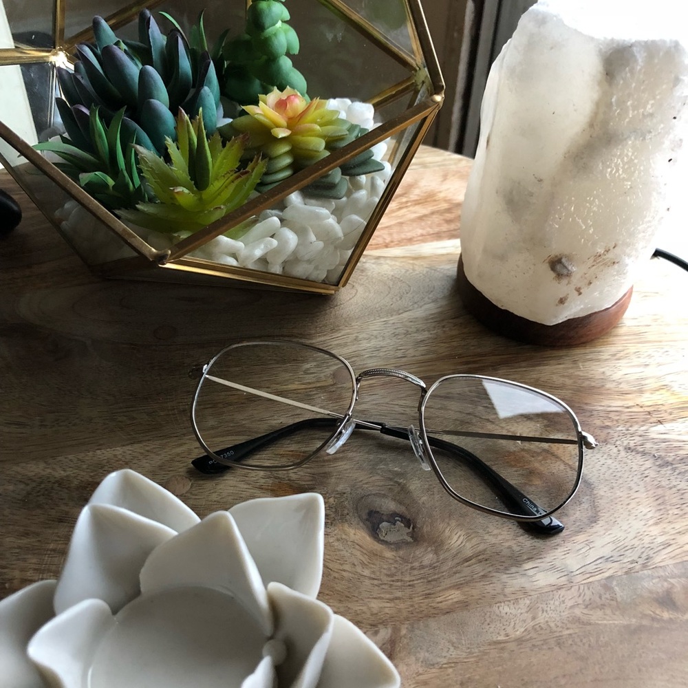 Faux reading glasses